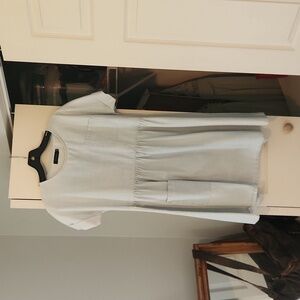 Roolee blue t shirt baby doll dress